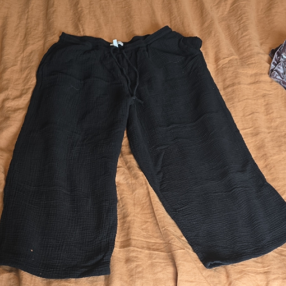 Jessica Simpson Black Drawstring Pants